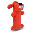 thumbnail image 3 of Multipet Smiling Loofa Plush Dog Toy with Squeaker, 6 inch, 3 of 11