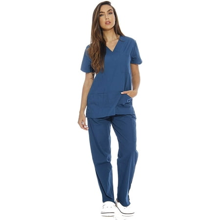 

Women s Scrub Sets Six Pocket Medical Scrubs (V-Neck with Cargo Pant)