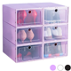 thumbnail image 1 of Zapatera Cajas Transparentes Plástico Organizador De Zapatos purpura, 1 of 6