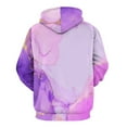 thumbnail image 3 of Purple Gold Marble Art Print Men's Women New Sweatshirt Hoodie Men's Plus Size Sweatshirt Hooded Sweatshirt 3d Printed Street Men's Cloth, 3 of 6