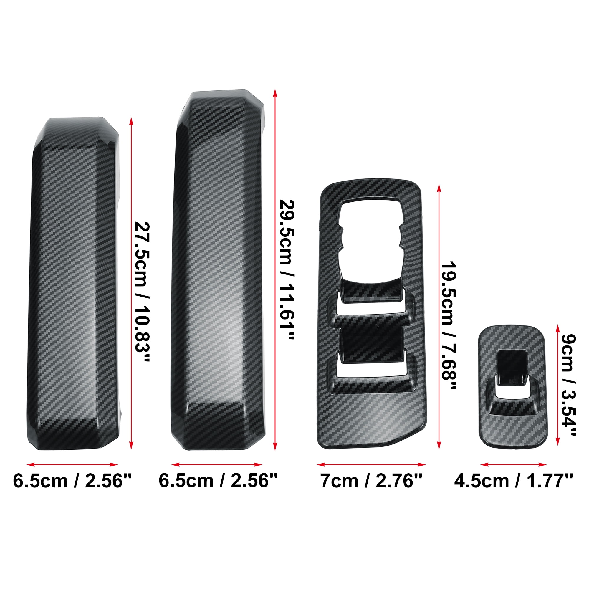 Unique Bargains 1 Set ABS Window Lift Switch Panel Cover for Ford F-150 15-19