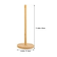 thumbnail image 2 of TEHAUX 3-Pack Paper Towel Holders for Kitchen and Bathroom, Light Brown, and Sturdy Design, 2 of 8