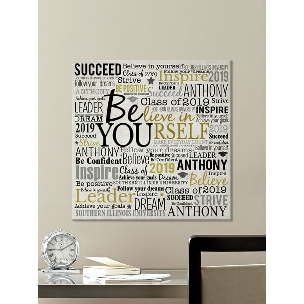 Personalized Believe in Yourself Canvas, Available in 2 Sizes Walmart