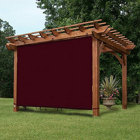 EZ2hang Waterproof Pergola Shade for Window/Porch/Patio 6x6ft Darkgreen