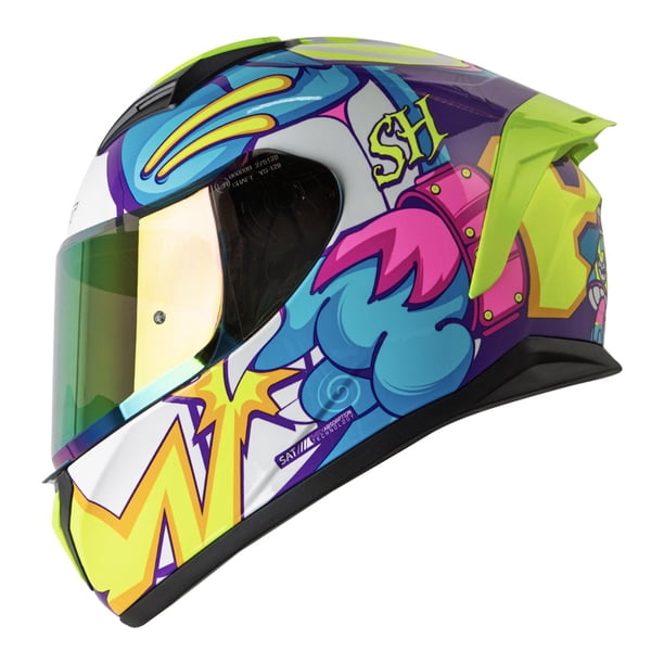 Casco Shaft Sh582Sp Evo Az Magic Mica Transp Rep Fc Cerr azul M
