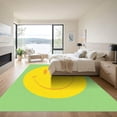 thumbnail image 3 of ODIKA 5'x7' Machine Washable Non-Slip Area Rug, Graphic Yellow High Traffic Rug with Pad, Yellow, 1050806, 3 of 8