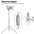 thumbnail image 4 of EACHSHOT 2.8M Stainless Steel Light Stand  with 1/4" to 3/8" Adapter for Studio Softbox, Monolight and Other Photographic Equipment, 4 of 7