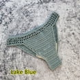 thumbnail image 5 of UJNDER Swimsuit Bottoms for Women Crochet Bikini Shorts Knitted with for Summer Beach Wear High Waisted Bikini Bottoms Green_004 M, 5 of 5