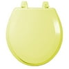 Molded Wood Toilet Seat, Saffron Yellow