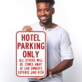thumbnail image 2 of Hotel Parking Only Sign,, 2 of 8