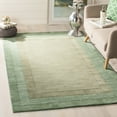 thumbnail image 2 of SAFAVIEH Impressions Bristol Geometric Wool Area Rug, Green/Beige, 7'6" x 9'6", 2 of 8
