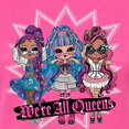 thumbnail image 3 of LOL OMG! Fashion Dolls - We're All Queens - Juniors Fitted Graphic T-Shirt, 3 of 5
