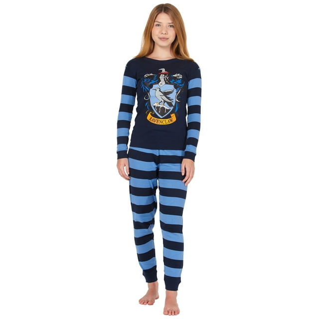 Intimo Harry Potter Pyjamas pour Enfants Toutes Maisons avec Blason (Ravenclaw, 10)
