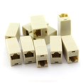 thumbnail image 1 of 10 Pcs RJ45 Coupleur CAT5 Fiche d'Extension CAT5E Câble Ethernet LAN Connecteur, 1 of 3
