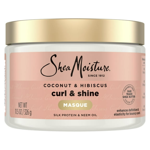 SheaMoisture Hair Mask Coconut & Hibiscus, 11.5 oz