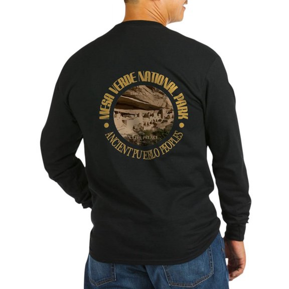 CafePress - Mesa Verde Np Long Sleeve T-Shirt - Long Sleeve Dark T-Shirt