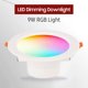 thumbnail image 2 of Foco LED con atenuación, luces RGB multicolor, temporizador, lámpara regulable que mejora la comodidad de los ojos, funciona con Tuya, Google Assistant, Alexa, 2 of 7