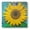 Color2032, variant on Bathroom Scale, Highly Accurate Digital Body Scale,Precisely Measures Weight up to 400 lbs-Yellow Sunflower With Green Leaves