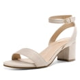 thumbnail image 1 of Sandalia DREAM PAIRS Carnival Nude en Ante con Tacón Cuadrado 6.35 cm, 1 of 7