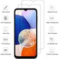 thumbnail image 2 of VIESUP 2PACK Screen Protector Compatible with Samsung Galaxy A14 5G 2022 6.6" HD Clear Tempered Glass - 9H Hardness Case Friendly Anti-Scratch Screen Protector Protective Tempered, 2 of 6