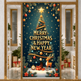 thumbnail image 4 of Festive Design Christmas Banner Holiday Decoration Reindeer Image New Year Celebration Happy Holidays for Indoor Decoration Party Celebration Family Gathering, 4 of 9