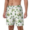 thumbnail image 2 of Balery St Patrick's Day3 Mens Swim Trunks Swim Shorts for Men Quick Dry Inseam Beach Shorts with Compression Liner Pocket-Medium, 2 of 9