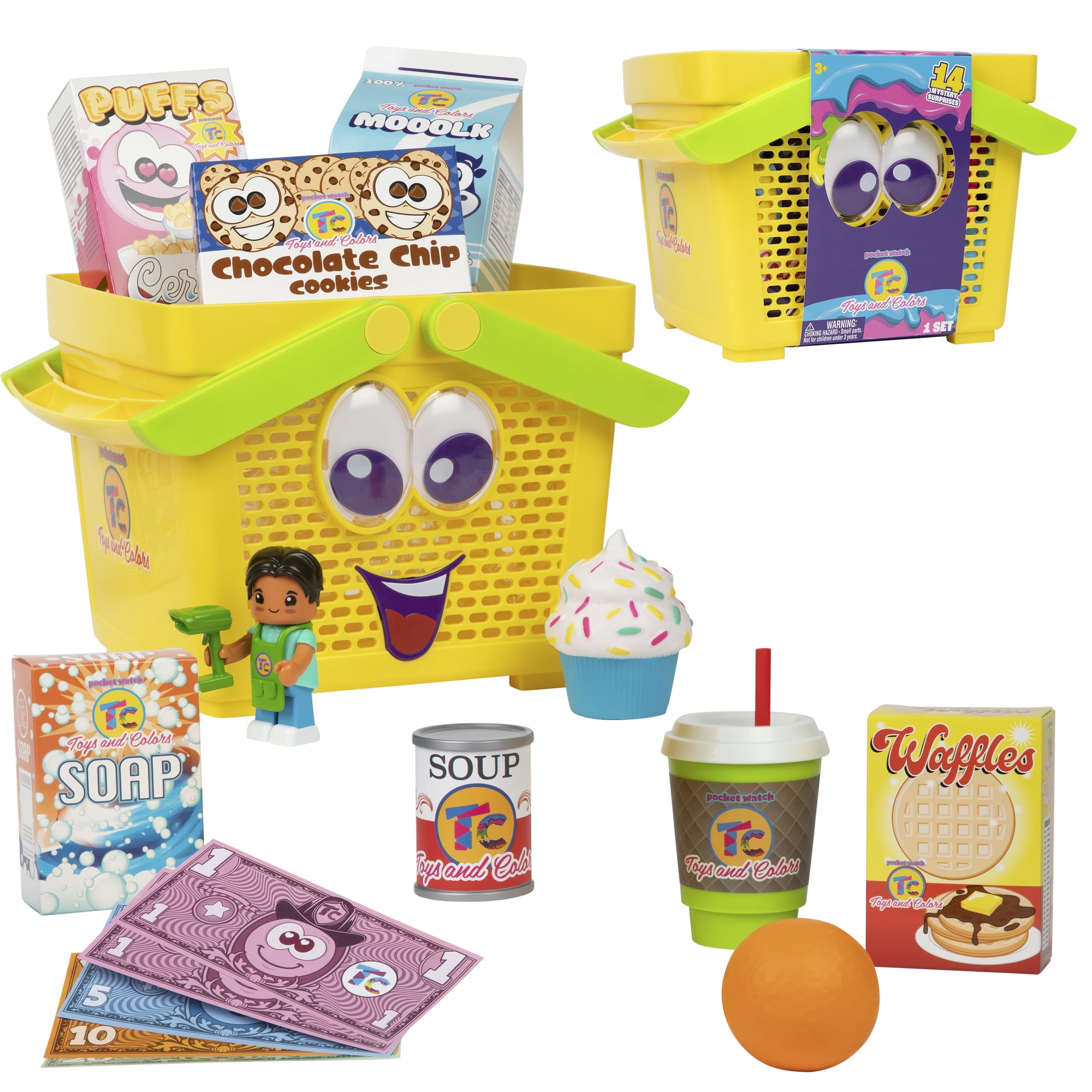 TOYS AND COLORS Toys & Colors Brand Mystery Shopping Basket Surprise