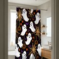 thumbnail image 7 of Halloween Shower Curtain, Cute Ghost Polyester Fabric Bathroom Decor Curtain, Machine Washable Waterproof, Halloween Holiday Gift for Women Men, 72 x 72 Inches, 7 of 7