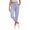 Dusty Blue, variant on SPECIAL MAGIC Women's High Waisted Scuba Capri Pants with Pockets Soft Lightweight