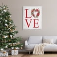 thumbnail image 3 of Stupell Industries Love with Heart Wreath Botanical & Floral Painting Gallery Wrapped Canvas Art Print Wall Art, 36 x 48, 3 of 8