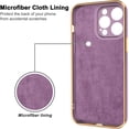 thumbnail image 5 of for iPhone 14 Pro Max Case with Magnetic Ring Holder Soft TPU Electroplated Cover Shockproof Scratchproof Kickstand Slim Protective Phone Case for iPhone 14 Pro Max Purple, 5 of 12