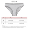 thumbnail image 4 of Calzoncillos De Mujer Bragas De Algodón Amigables Con La Piel Simples Y De Moda Ropa Interior De Mujer De Cintura Baja Gris L, 4 of 5