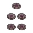 thumbnail image 1 of ZheElen Cartoon Rug - Classic Style Easy To Clean Non-toxic Anti-skid Particles Safe Round Carpet Yellow Line Starts 60cm 5Set, 1 of 6