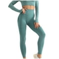 thumbnail image 2 of Utoimkio High Waisted Yoga Leggings for Women Summer Tummy Control Workout Athletic Running Yoga Pants for Women, 2 of 4