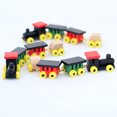 thumbnail image 4 of Miniature Cartoon Train Model Doll House Mini Train Decoration Kids Funny Small Train Toy, 4 of 5
