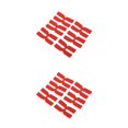 thumbnail image 4 of Soidarity Paquete de 6 3g Barra de equilibrio de raqueta de tenis Reemplazo portátil Equilibrador de tiras de energía ponderadas en forma de H Rojo 2piezas, 4 of 6