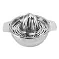 thumbnail image 1 of Stainless Steel Juice Reamer Glass Manual Juicer Orange Lemon Lime Squeezer, 1 of 5