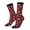 2 Black-1, variant on Buffalo Plaid Snowflakes Print Adult Socks for Men & Women,Calf Socks, Ankle Socks,Boots Socks,Breathable Casual Sock,Unisex Crew Socks