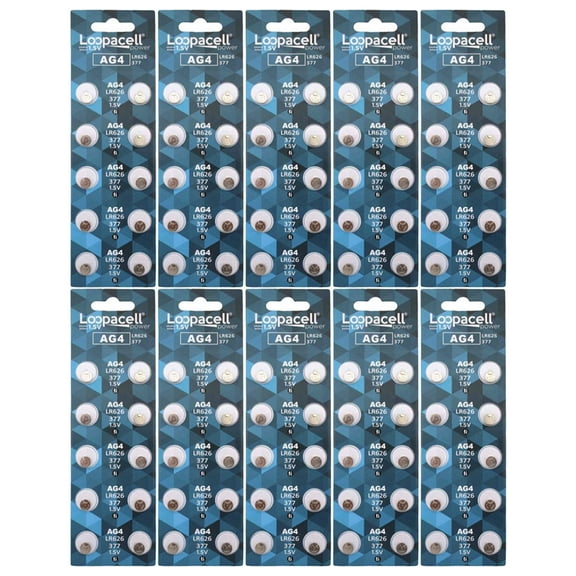 LOOPACELL 100 AG4 Alkaline Button Cell Coin batteries