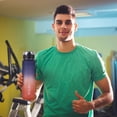 thumbnail image 4 of Botella Color Deslumbrante Copa Fitness Con Manejo Gran Capacidad para El Al Aire Libre, 4 of 9
