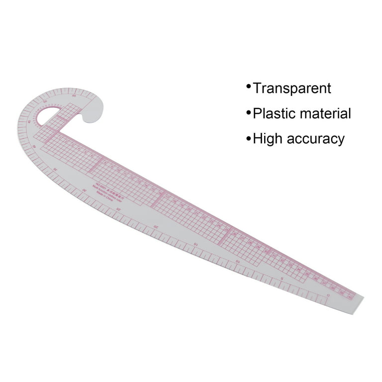 Cutex Part Number #17 Plastic French Curve - Fashion Patternmaking &  Dressmaking Ruler