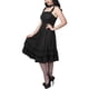 thumbnail image 1 of Vestido estilo steampunk de mujer, sin mangas, con volantes y diseño asimétrico, 1 of 4