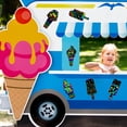 thumbnail image 3 of Tarjetas para rascar con forma de helado redondas y divertidas con forma de arcoíris para niños, 60 unidades, 3 of 7