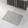 thumbnail image 3 of Taupe Grey, Medallion, 2-Piece Bath Rug Set, Jean Pierre, 3 of 9