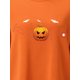 thumbnail image 4 of TRKIYQC mujer moda Halloween polar sudadera esqueleto calabaza murciélago Luna Castillo fantasma estampado cuello redondo manga larga jerséis Tops TRKIYQC moda, 4 of 6