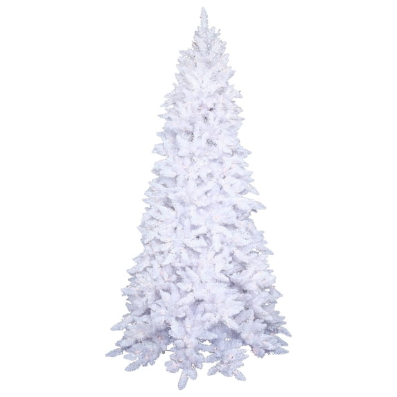 Vickerman 15325 - 9' x 58" White Ashley Spruce 900 Clear Lights Christmas Tree (K880281)