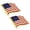2-piece set, variant on Premium American Flag Lapel Pin, Extra Thick Metal US Flag Brooch, Anti-Rotational Pin Back, Patriotic Accessory for Suits, Jackets, Backpacks, Gifts