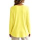 thumbnail image 5 of Hfnxid Womens Square Neck Long Sleeve Shirts Loose Fit Tunic Tops Solid Color Soft Blouses Casual Basic Tshirts Yellow,M, 5 of 7