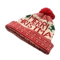 thumbnail image 2 of Gorro de Navidad Strade Fareast Limited Gorro de punto cómodo para patinar regalo montar escalar Rojo, 2 of 8