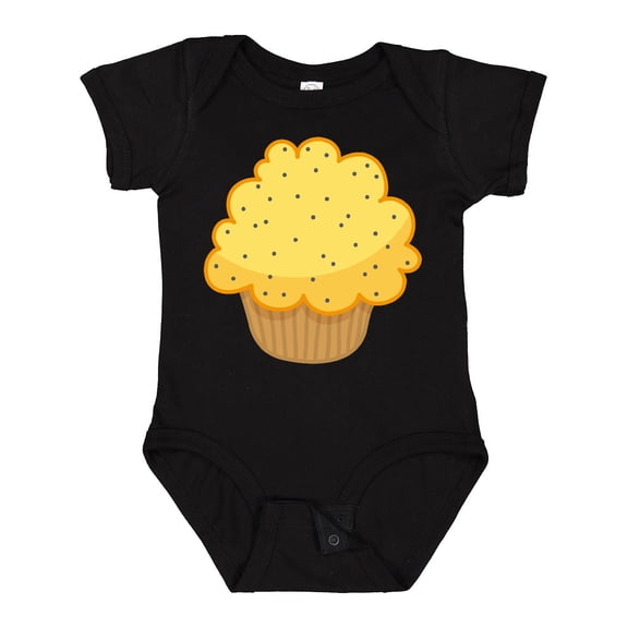 Inktastic Lemon Poppyseed Muffin Boys or Girls Baby Bodysuit